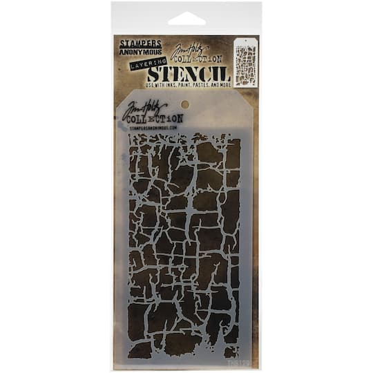 Stampers Anonymous Tim Holtz&#xAE; Decayed Layering Stencil